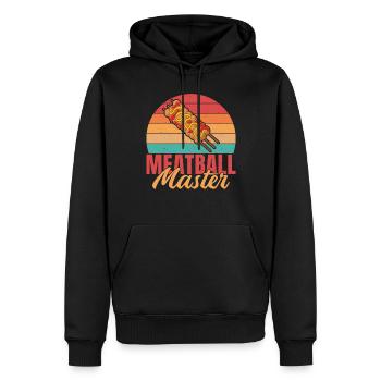 Meatball Lovers Gifts - Männer Premium Bio Hoodie - Schwarz - Vorne - Nico (187cm)