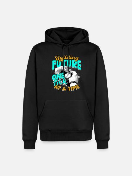 Uhrmacher Uhrmacherei - Männer Premium Bio Hoodie - Schwarz