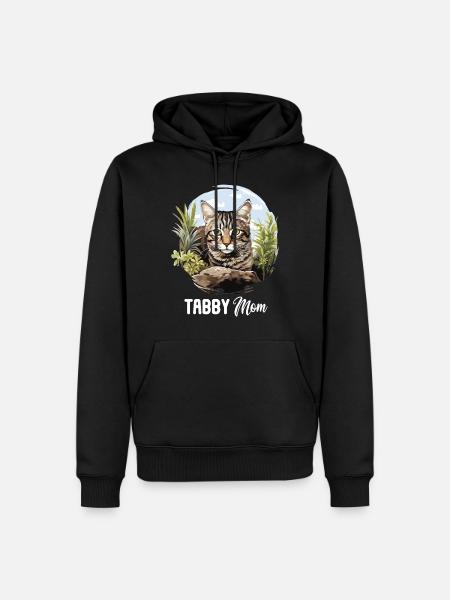 Tabby Kitten Tabby Cat - Men’s Premium Organic Hoodie - black