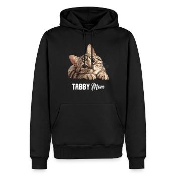 Tabby Kitten Tabby Cat - Men’s Premium Organic Hoodie - black - Front - Nico (187cm)