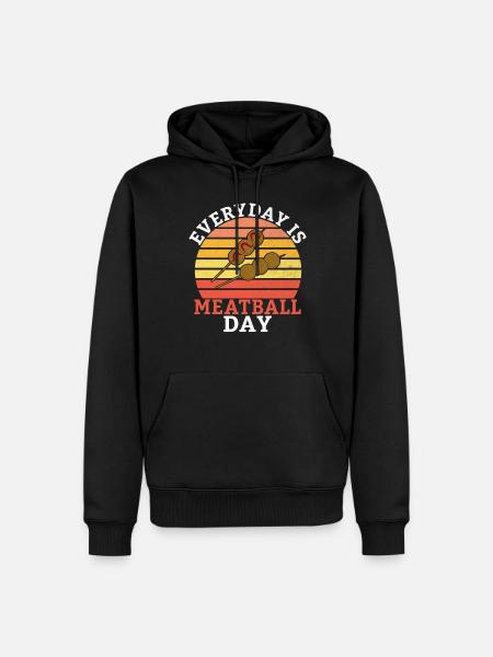 Meatball Lovers Gifts - Men’s Premium Organic Hoodie - black
