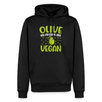 C’est un truc de train que vous ne comprenez pas - Sweat à capuche Premium bio Homme - noir - Devant - Nico (187cm)