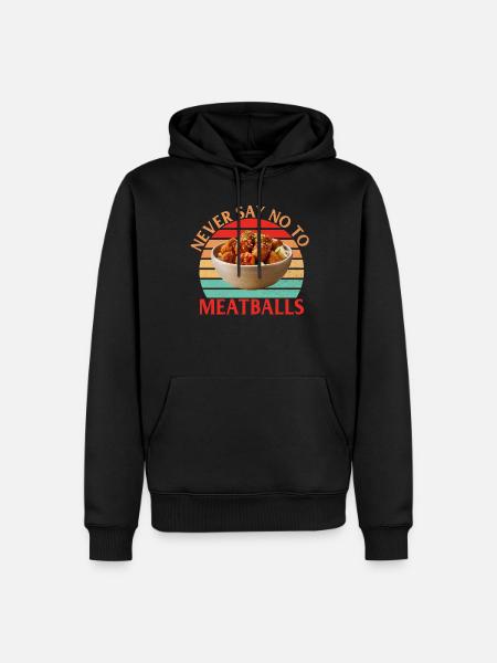 Meatball Lovers Gifts - Men’s Premium Organic Hoodie - black