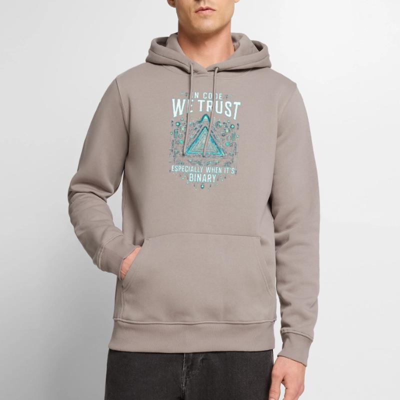Robotics Engineer In Code We Trust Men’s Premium Organic Hoodie
