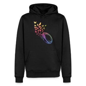 Rugby Game Rugby ball Rugby - Männer Premium Bio Hoodie - Schwarz - Vorne - Nico (187cm)