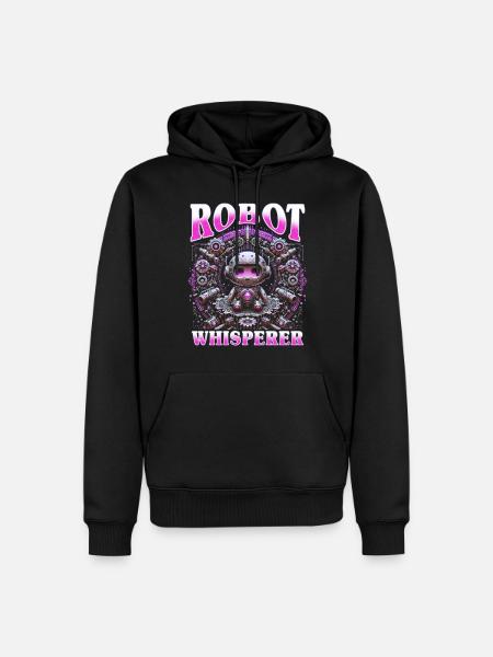 Robotics Engineer Robot Whisperer - Men’s Premium Organic Hoodie - black