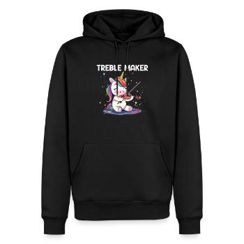 Violinist musical instrument Violin - Männer Premium Bio Hoodie - Schwarz - Vorne - Nico (187cm)