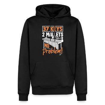 Vibraphon-musikinstrument - Männer Premium Bio Hoodie - Schwarz - Vorne - Nico (187cm)