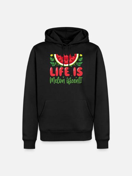 Melon Poison - Men’s Premium Organic Hoodie - black