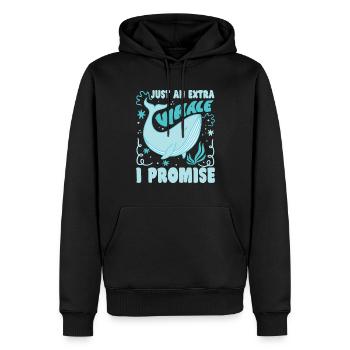 Just An Extra Whale I Promise Whale Lover Gifts - Männer Premium Bio Hoodie - Schwarz - Vorne - Nico (187cm)