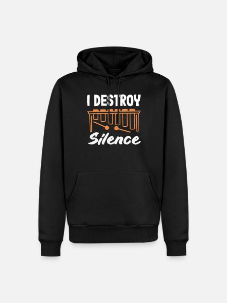 Vibraphon-musikinstrument - Männer Premium Bio Hoodie - Schwarz