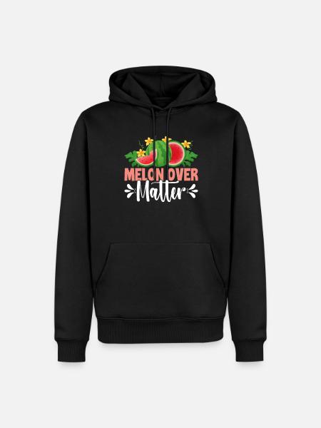 Melon - Men’s Premium Organic Hoodie - black