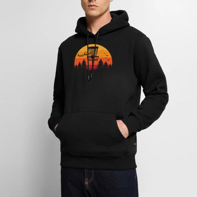 Disc Golf Basket - Disc Golf Player Disc Golf Disc Men’s Premium Organic Hoodie