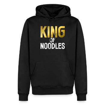 Noodle Lover Gifts - Männer Premium Bio Hoodie - Schwarz - Vorne - Nico (187cm)