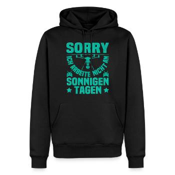 Drone Racing Pilot Drohnenfliegen für Drohnenpilot - Männer Premium Bio Hoodie - Schwarz - Vorne - Nico (187cm)
