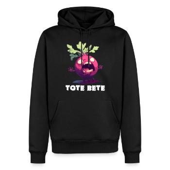 Halloween Rote Bete Tote Beete Tote Bete - Männer Premium Bio Hoodie - Schwarz - Vorne - Nico (187cm)