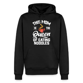 Noodle Lover Gifts - Männer Premium Bio Hoodie - Schwarz - Vorne - Nico (187cm)