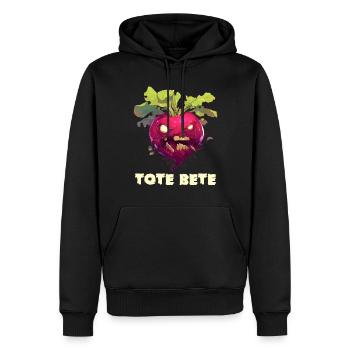 Halloween Rote Bete Tote Beete Tote Bete - Männer Premium Bio Hoodie - Schwarz - Vorne - Nico (187cm)