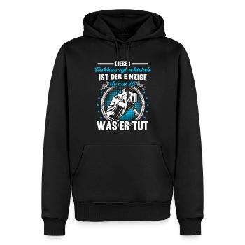 Vehicle painter knows what he is doing Painter - Men’s Premium Organic Hoodie - black - Front - Nico (187cm)