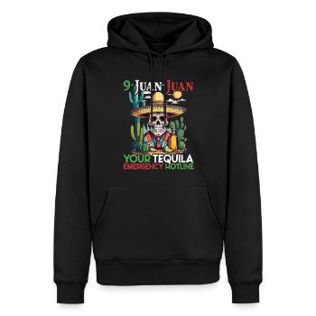 Lustiger Tequila Spruch Cinco De Mayo Design - Männer Premium Bio Hoodie - Schwarz - Vorne - Nico (187cm)