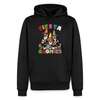 Lustige Gnomen Fiesta Mexikanischer Feiertag - Männer Premium Bio Hoodie - Schwarz - Vorne - Nico (187cm)