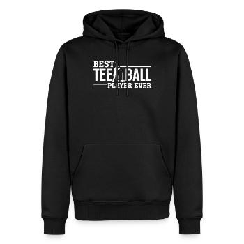 Best Tee-ball Player ever - Tball Player Tee-ball - Männer Premium Bio Hoodie - Schwarz - Vorne - Nico (187cm)