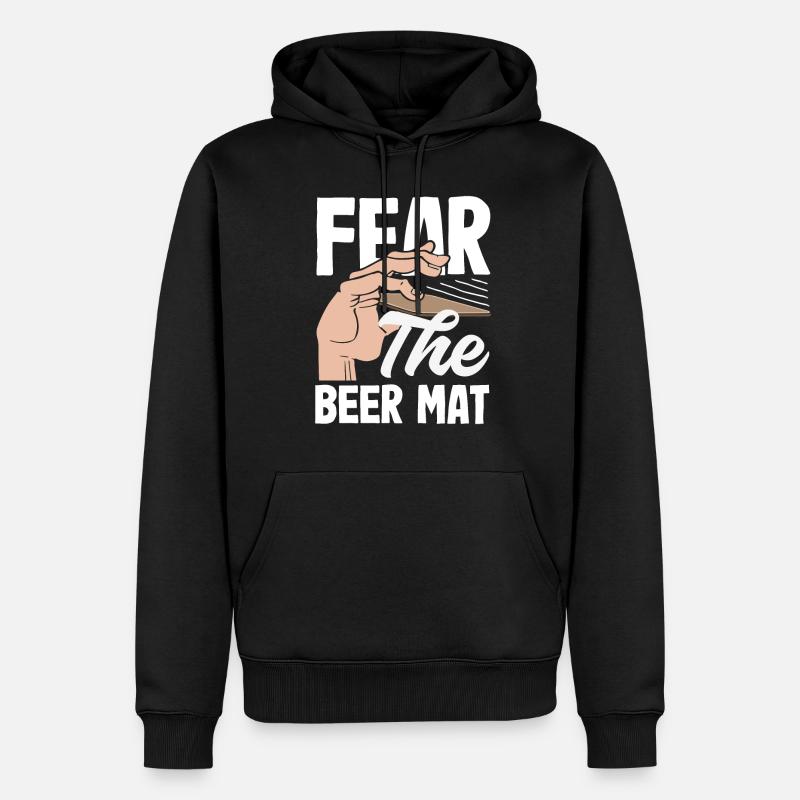 Bière de jeu - Sweat à capuche Premium bio Homme - noir
