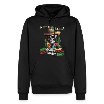 Lustige Tequila Era Cinco De Mayo Mexiko - Männer Premium Bio Hoodie - Schwarz - Vorne - Nico (187cm)