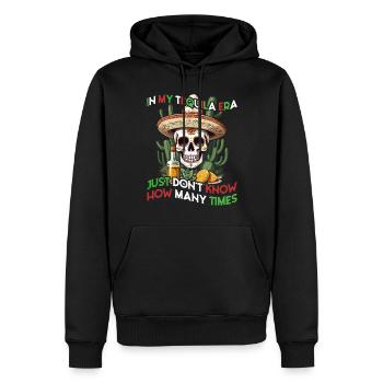 Lustige Tequila Era Cinco De Mayo Mexiko - Männer Premium Bio Hoodie - Schwarz - Vorne - Nico (187cm)