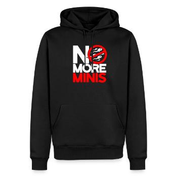 Vasectomie Plus de minis - Sweat à capuche Premium bio Homme - noir - Devant - Nico (187cm)