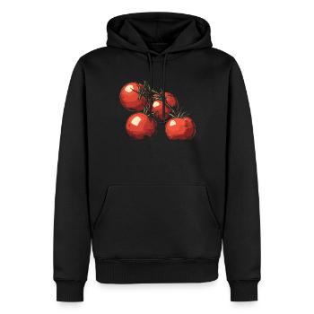Permakultur Lebensmittel Compost - Männer Premium Bio Hoodie - Schwarz - Vorne - Nico (187cm)