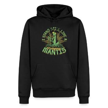 Mante religieuse Mante Mante Mante Mante Mante - Sweat à capuche Premium bio Homme - noir - Devant - Nico (187cm)
