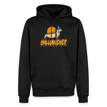 Hot Dog Adult Halloween Pun - Männer Premium Bio Hoodie - Schwarz - Vorne - Nico (187cm)