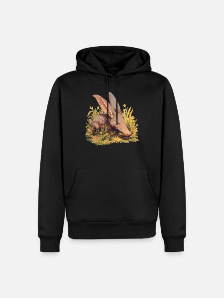 Erdferkeln Erdferkel - Männer Premium Bio Hoodie - Schwarz