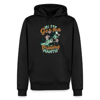 Mante religieuse Mante Mante Mante Mante Mante - Sweat à capuche Premium bio Homme - noir - Devant - Nico (187cm)