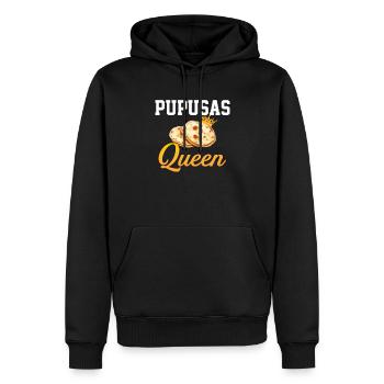 Pupusas queen el salvador salvadorian food pupusas - Männer Premium Bio Hoodie - Schwarz - Vorne - Nico (187cm)