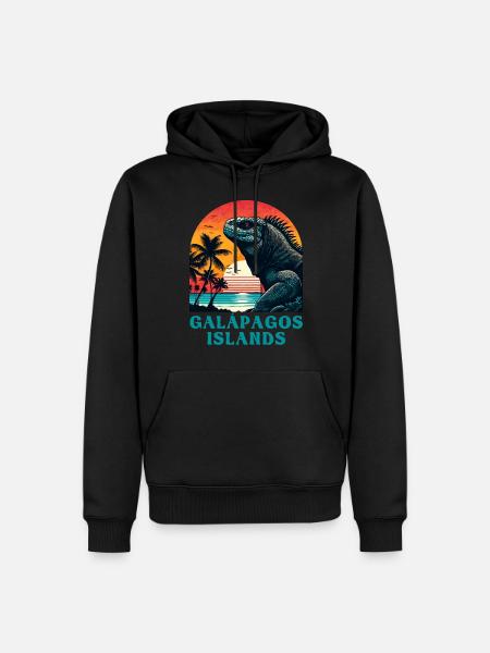 Galápagos Islands - Men’s Premium Organic Hoodie - black