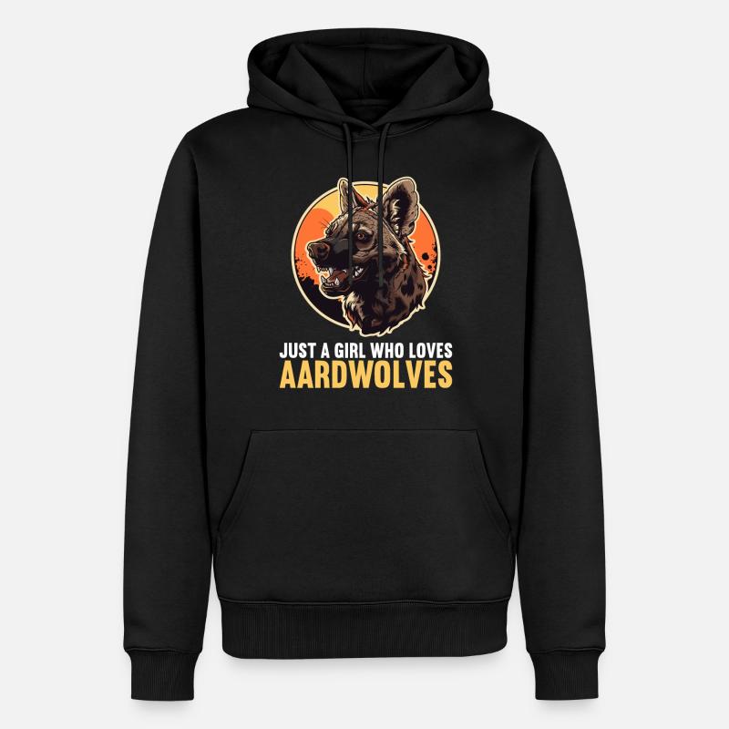 Erdwölfe Erdwolf - Männer Premium Bio Hoodie - Schwarz