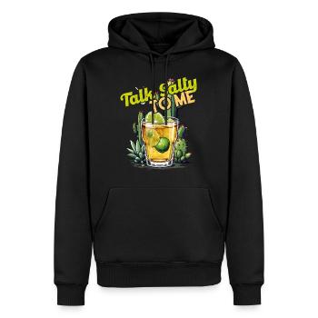 Drôle de dicton de tequila Cinco De Mayo Design - Sweat à capuche Premium bio Homme - noir - Devant - Nico (187cm)