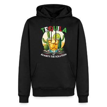 Lustiges Tequila Design Cinco De Mayo Ikonisches - Männer Premium Bio Hoodie - Schwarz - Vorne - Nico (187cm)