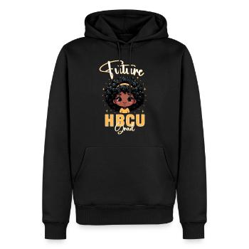 Future HBCU Graduation - Männer Premium Bio Hoodie - Schwarz - Vorne - Nico (187cm)