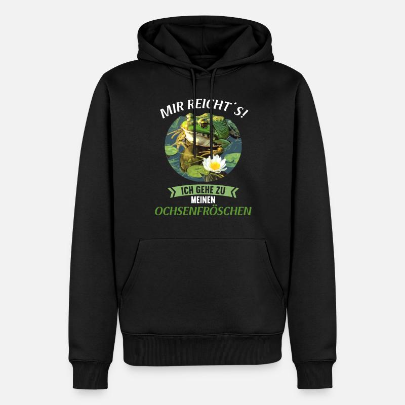 Ochsenfrösche Ochsenfrosch - Männer Premium Bio Hoodie - Schwarz