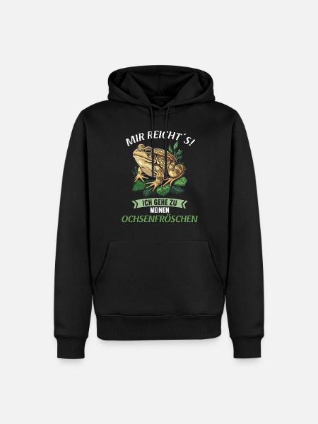 Bullfrogs Bullfrog - Men’s Premium Organic Hoodie - black