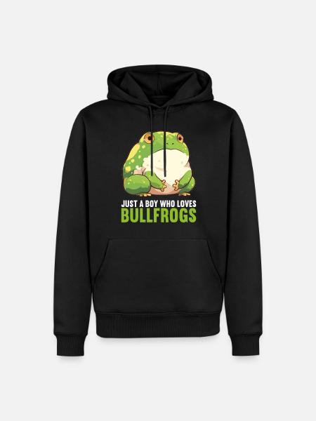 Bullfrogs Bullfrog - Men’s Premium Organic Hoodie - black