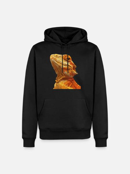 Agamen Agame - Männer Premium Bio Hoodie - Schwarz