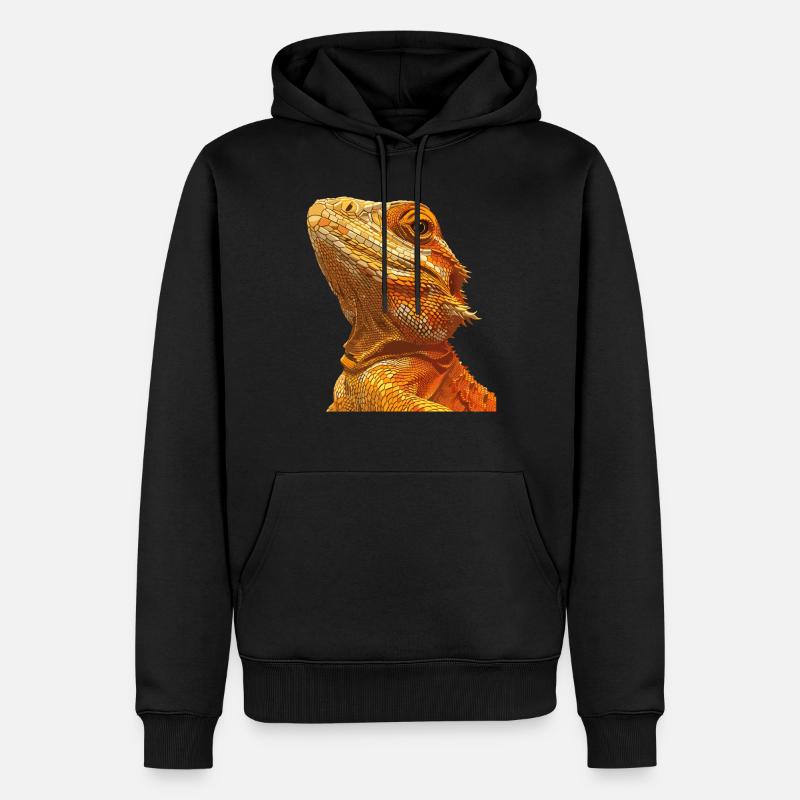 Agamen Agame - Sweat à capuche Premium bio Homme - noir