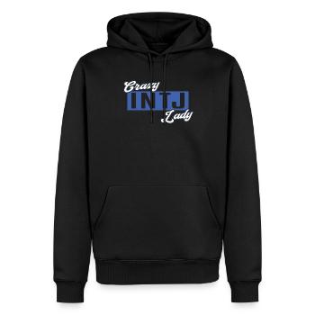 Personnalité Intj : Introvertis - Sweat à capuche Premium bio Homme - noir - Devant - Nico (187cm)