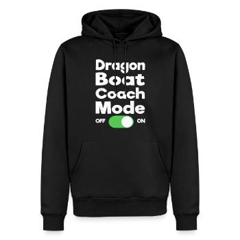 Lustiges Drachenboot-paddel - Männer Premium Bio Hoodie - Schwarz - Vorne - Nico (187cm)