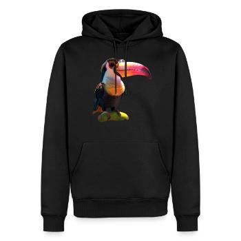 Tukan Regenwald Südamerika Tukane Riesentukan - Männer Premium Bio Hoodie - Schwarz - Vorne - Nico (187cm)