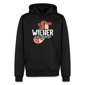 Hot Dog Adult Humor Pun Naughty - Männer Premium Bio Hoodie - Schwarz - Vorne - Nico (187cm)